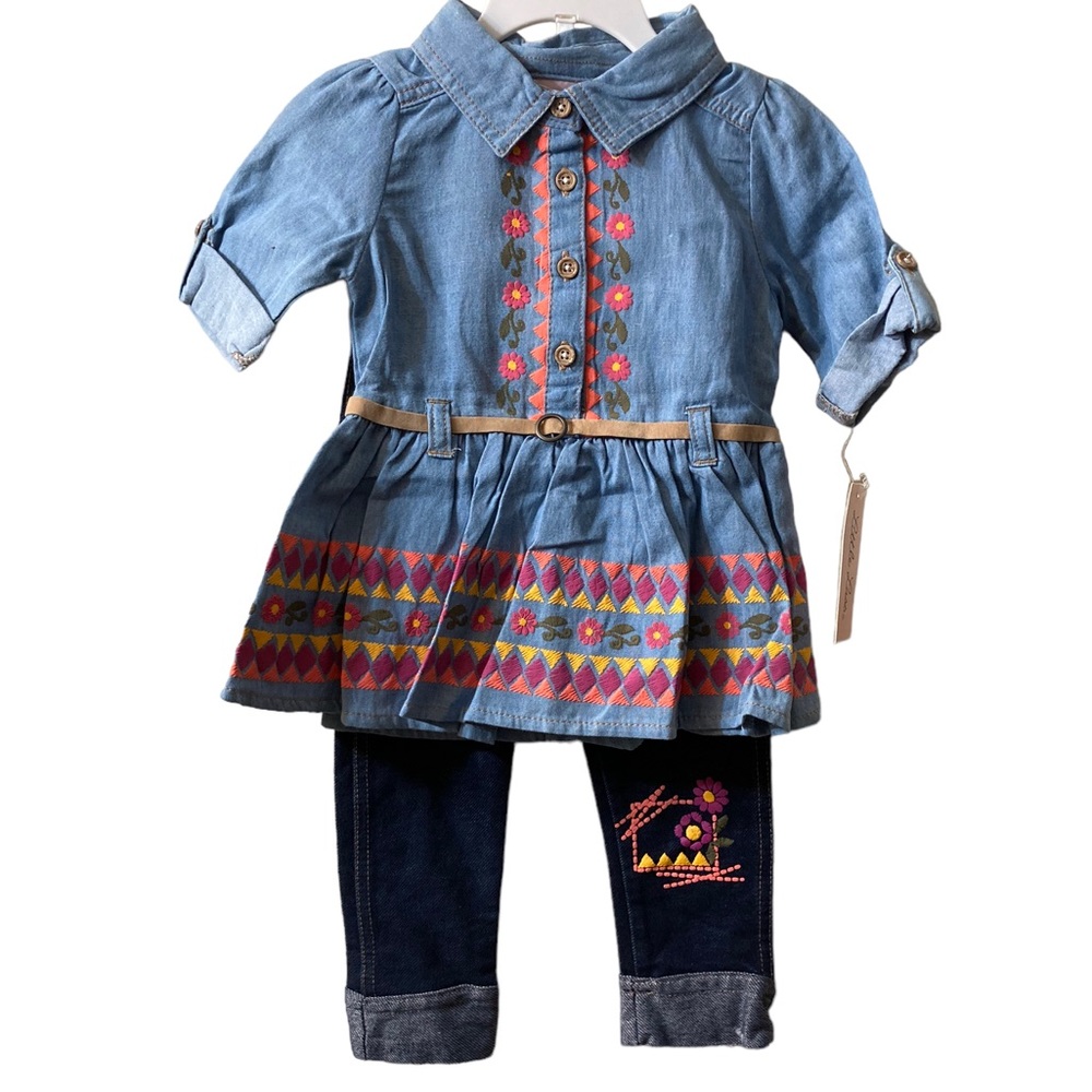 Little Lass Top +Jeggings Set - 18 months